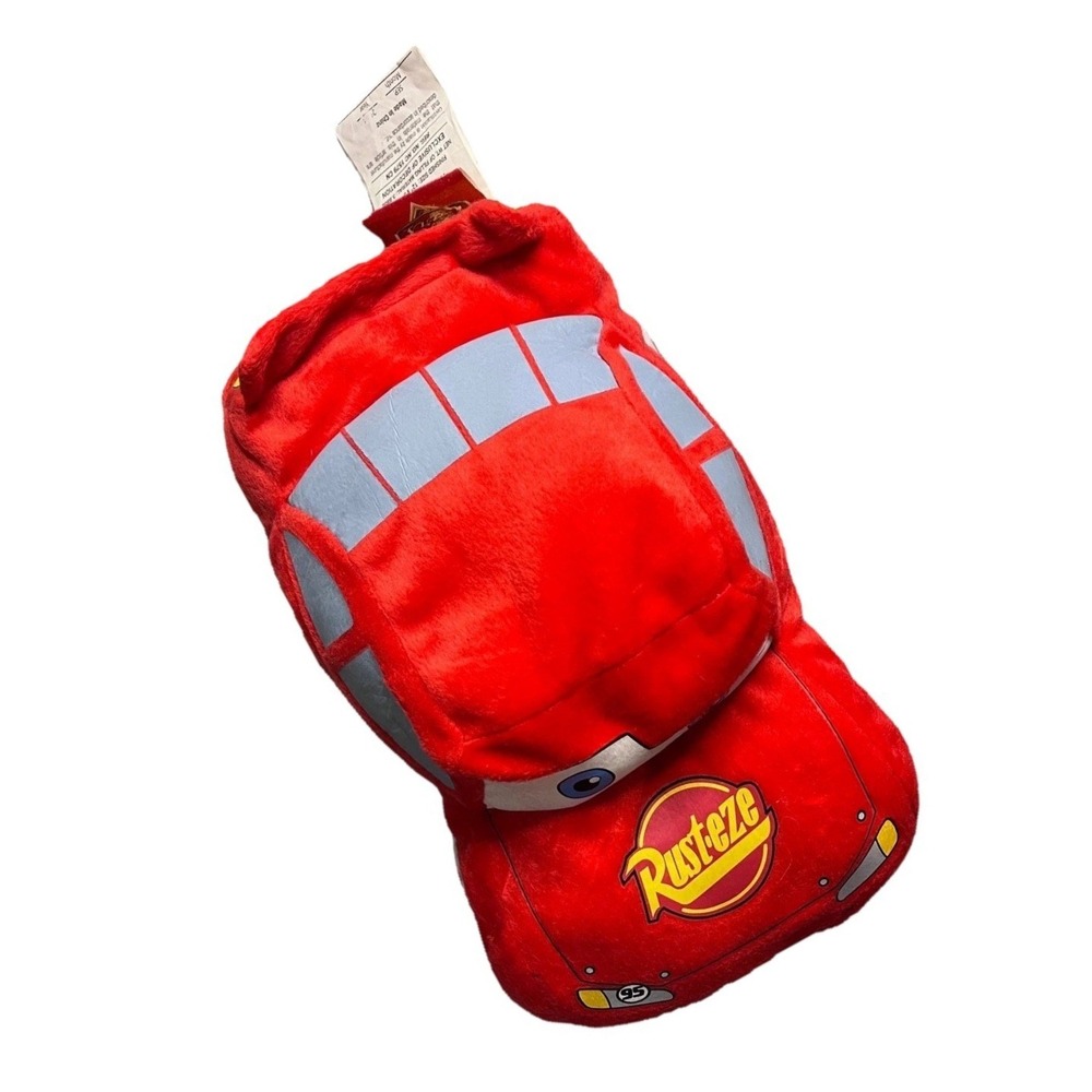 Disney Cars Lightning McQueen Plush Pillow Buddy 12 Inch